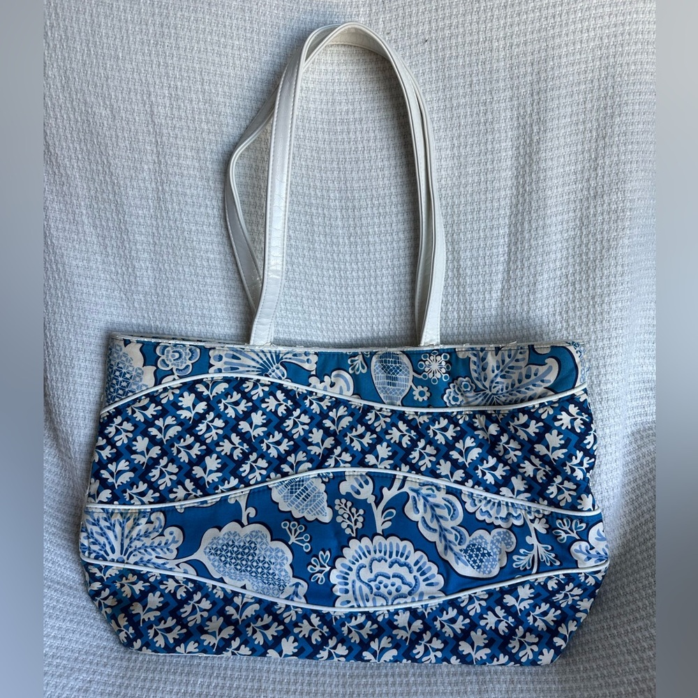 Vera Bradley Blue and White Floral Tote